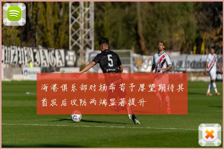 海港俱乐部对杨希寄予厚望期待其首发后攻防两端显著提升