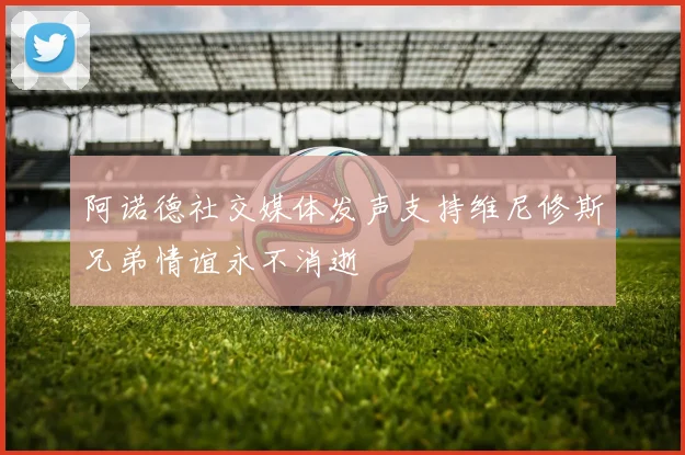 阿诺德社交媒体发声支持维尼修斯兄弟情谊永不消逝
